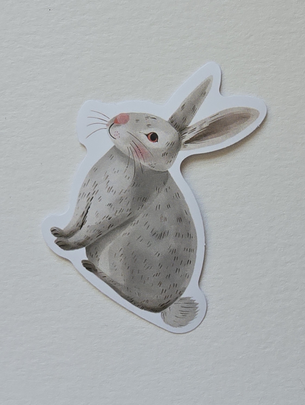 10/$10 Gray Bunny Sticker